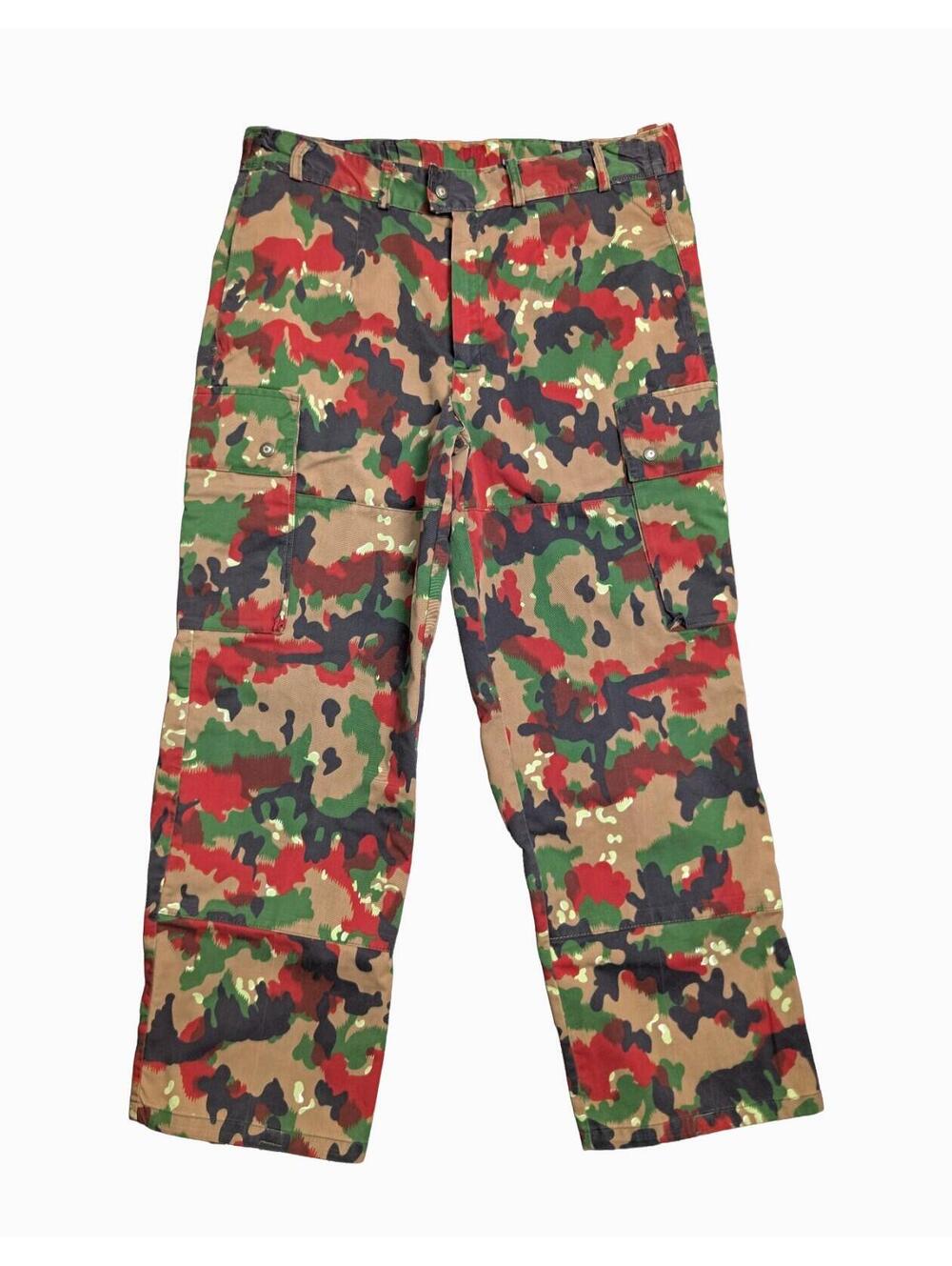 Swiss M83 Alpenflage "Pizza Camo" Field Trousers - 37x30